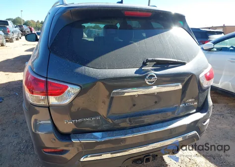 2014 Nissan Pathfinder Platinum from USA, damaged, VIN 5N1AR2MM7EC734624